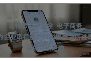 比特派资产安全  电子商务已成为企业取得客户和销售居品的进攻路线