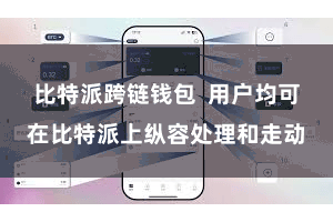 比特派跨链钱包  用户均可在比特派上纵容处理和走动